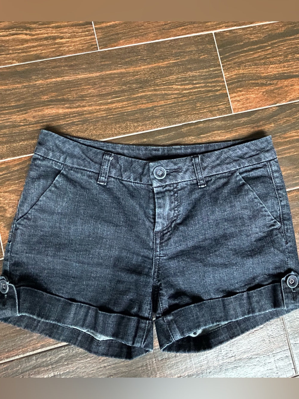 Buffalo David Bitton Black Denim Jean Shorts